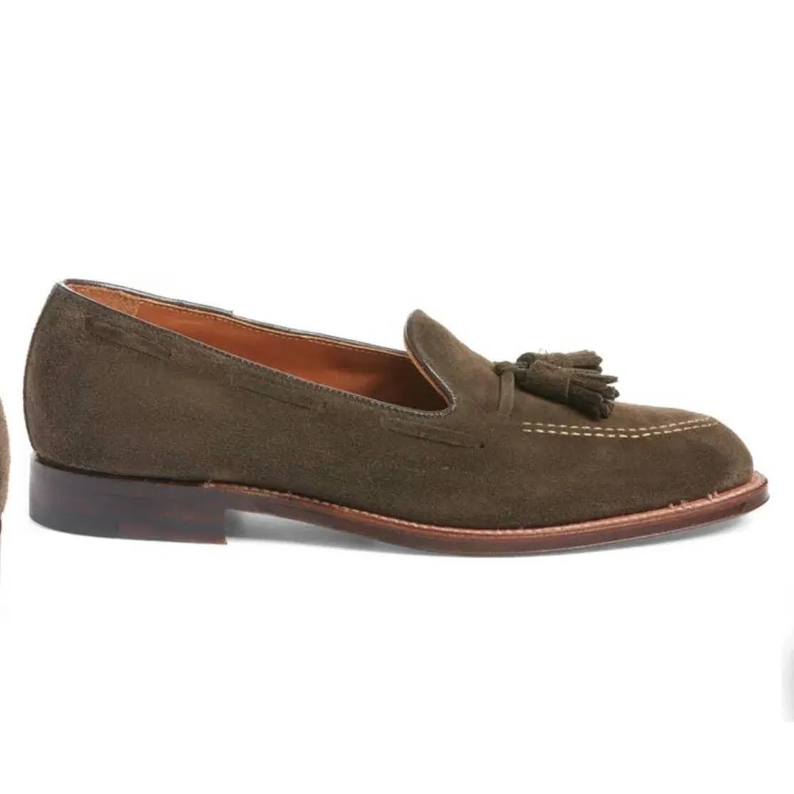 Alden Suede Tassel Loafers Size 9.5 New Nordstrom Exclusive