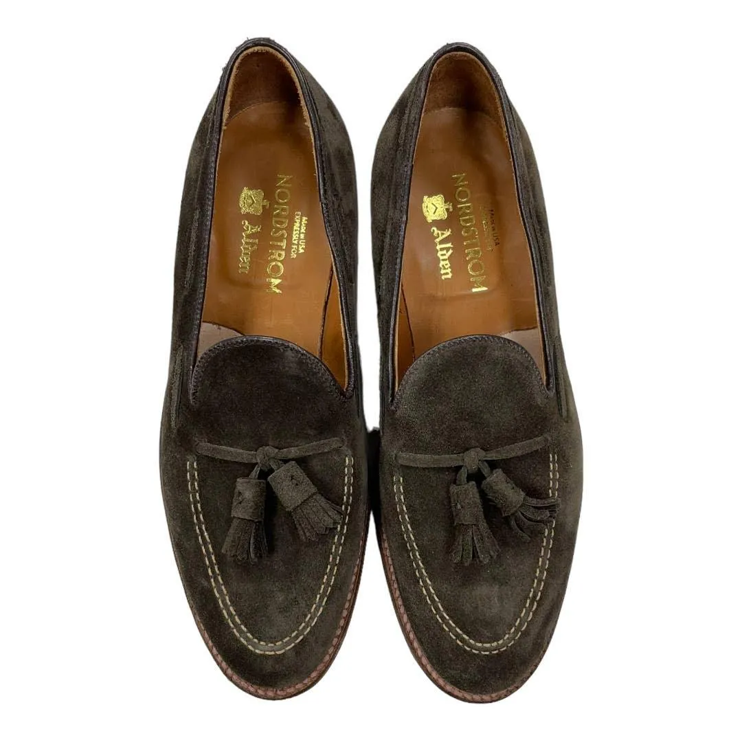 Alden Suede Tassel Loafers Size 9.5 New Nordstrom Exclusive