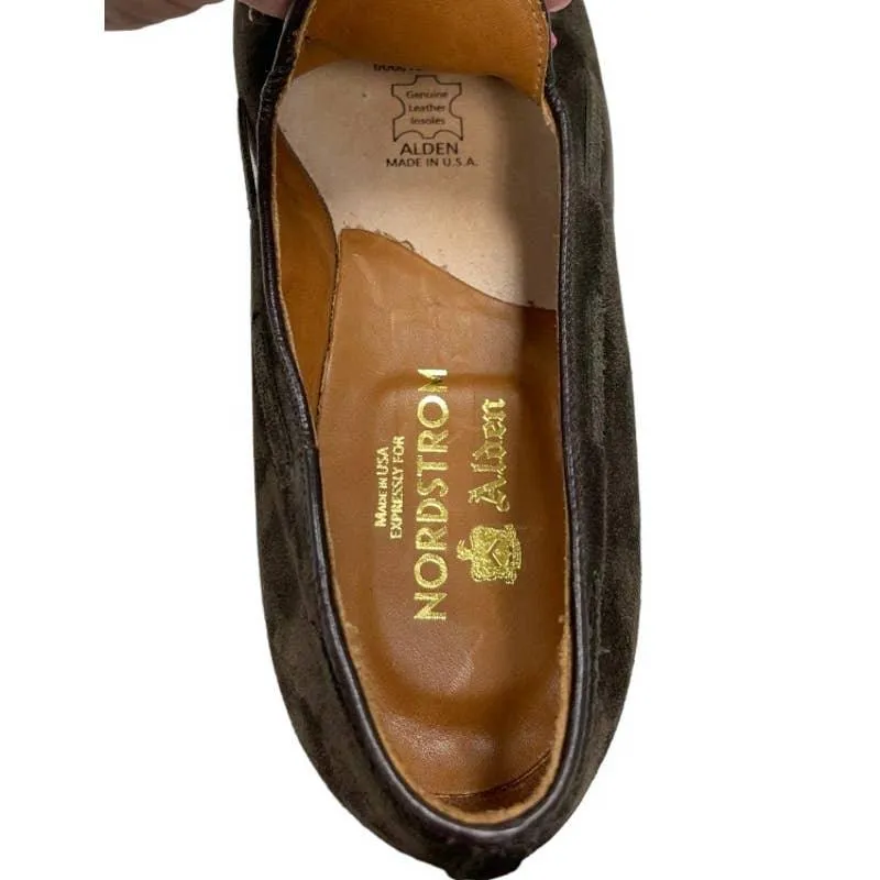 Alden Suede Tassel Loafers Size 9.5 New Nordstrom Exclusive