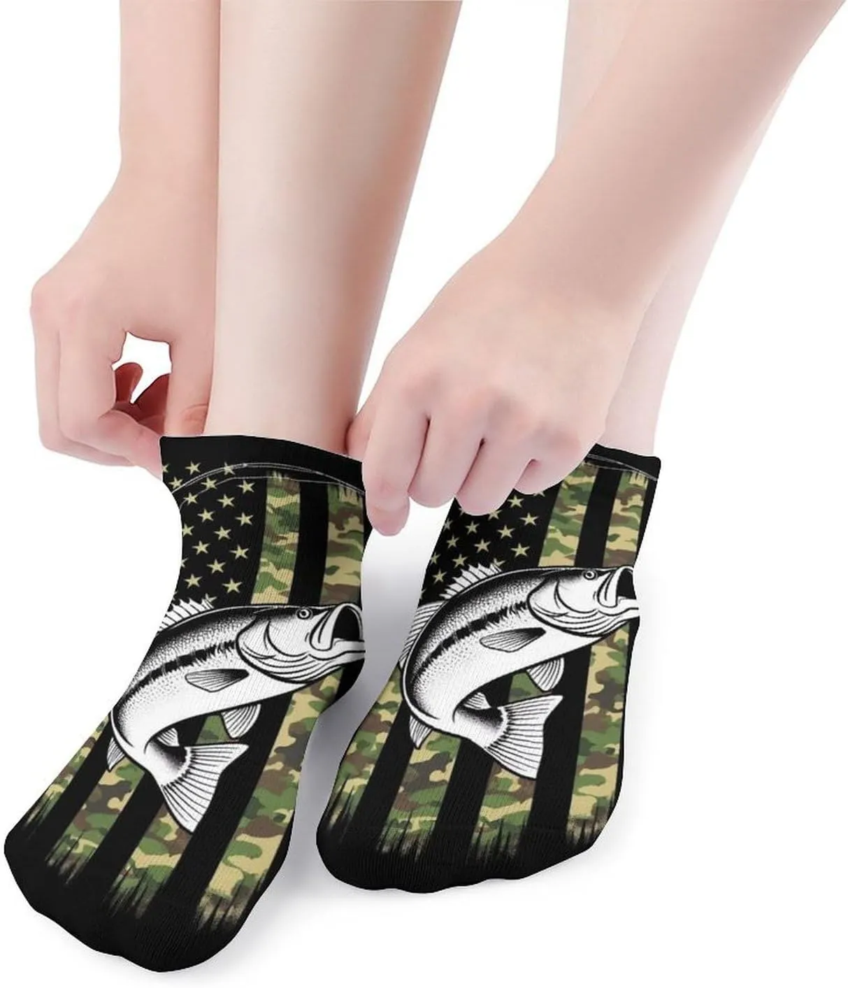 Ankle Socks for Women Men, 5 Pair Novelty Crew Socks Soft Breathable Low Cut Sock