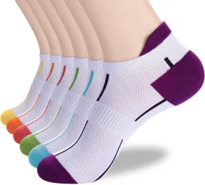 ATBITER Ankle Socks Womens and Men Thin Athletic Running Low Cut No Show Socks With Heel Tab 6-10 Pairs