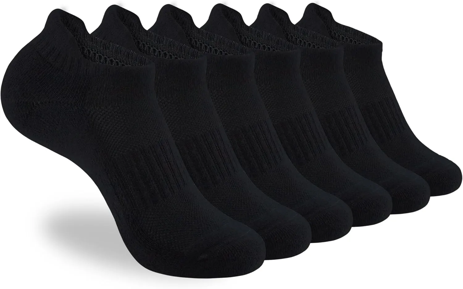 ATBITER Womens Ankle Socks 6 Pairs Cushioned Running Athletic No Show Socks With Tab
