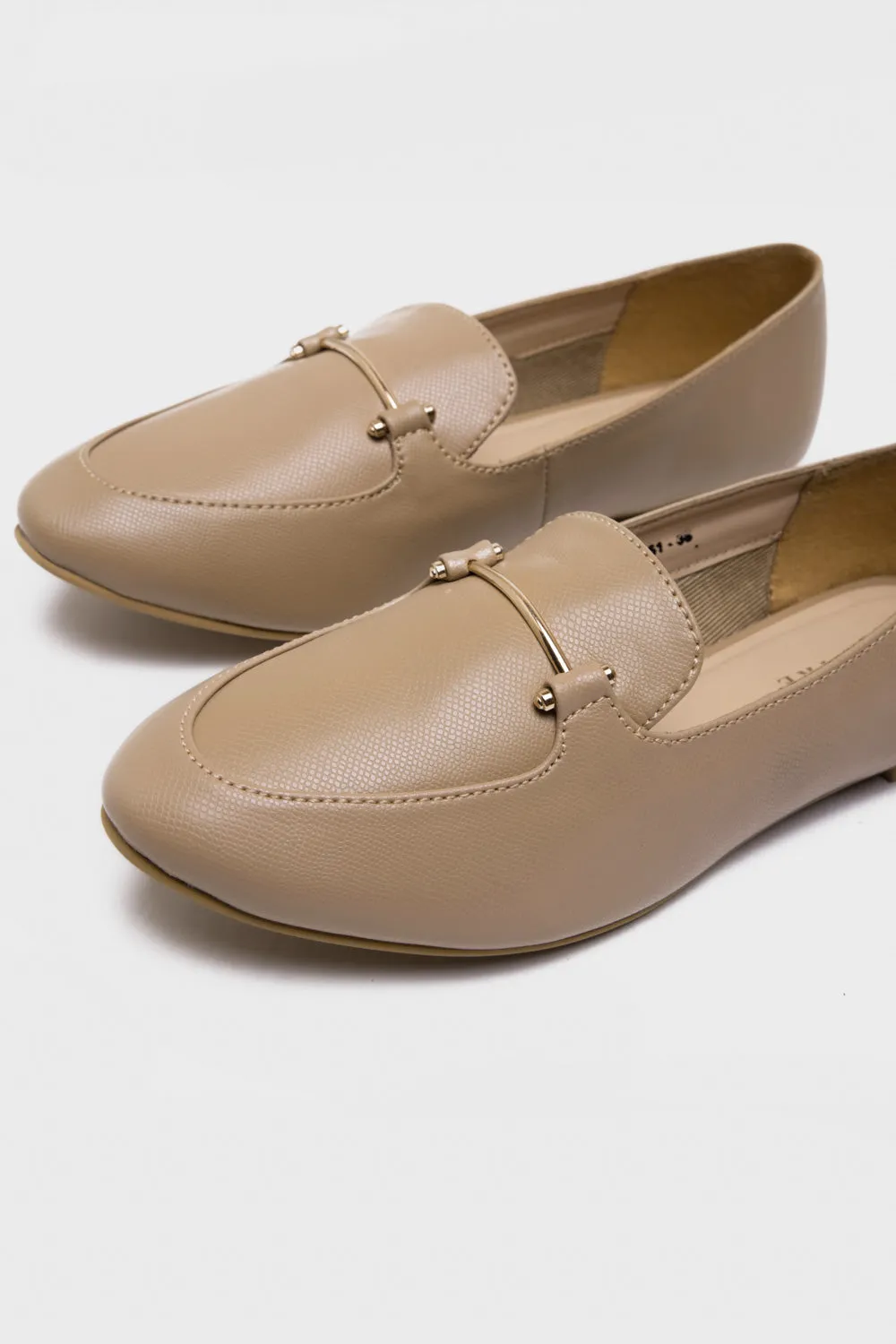 Beige Loafers