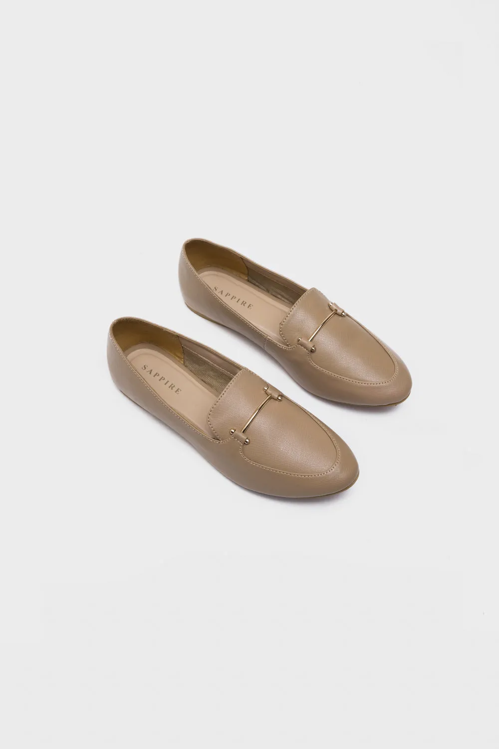 Beige Loafers