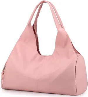 BlesMaller Sports Bag Travel Bag with Shoe Compartment & Wet Compartment Waterproof Shoulder Bag Women's Shopping Girls Hand Luggage Beach Yoga Leisure Sauna Gym Bag