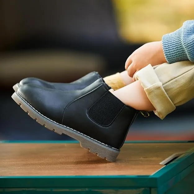 Boys Girls Boots Waterproof Lace Up Kids Cowboy Boots Toddler Boots With Side Zipper for Kids.    19628528