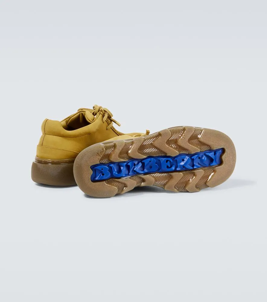 Burberry EKD leather boat shoes