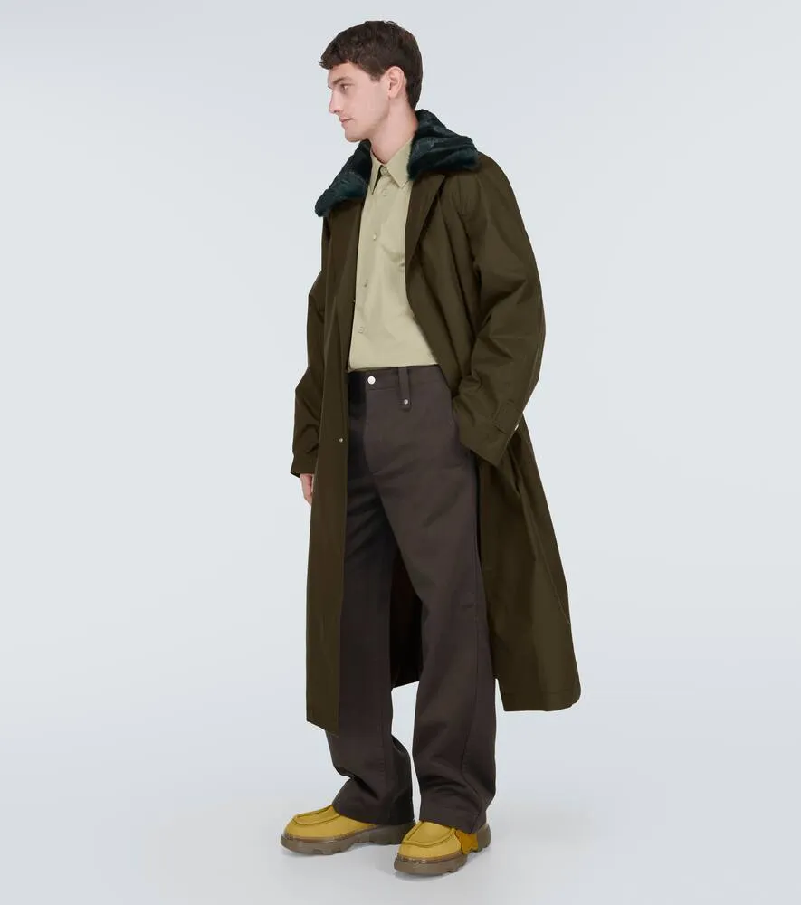 Burberry EKD leather boat shoes