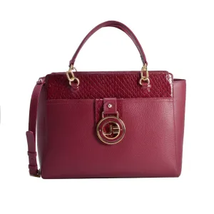Burgundy Tote Bag