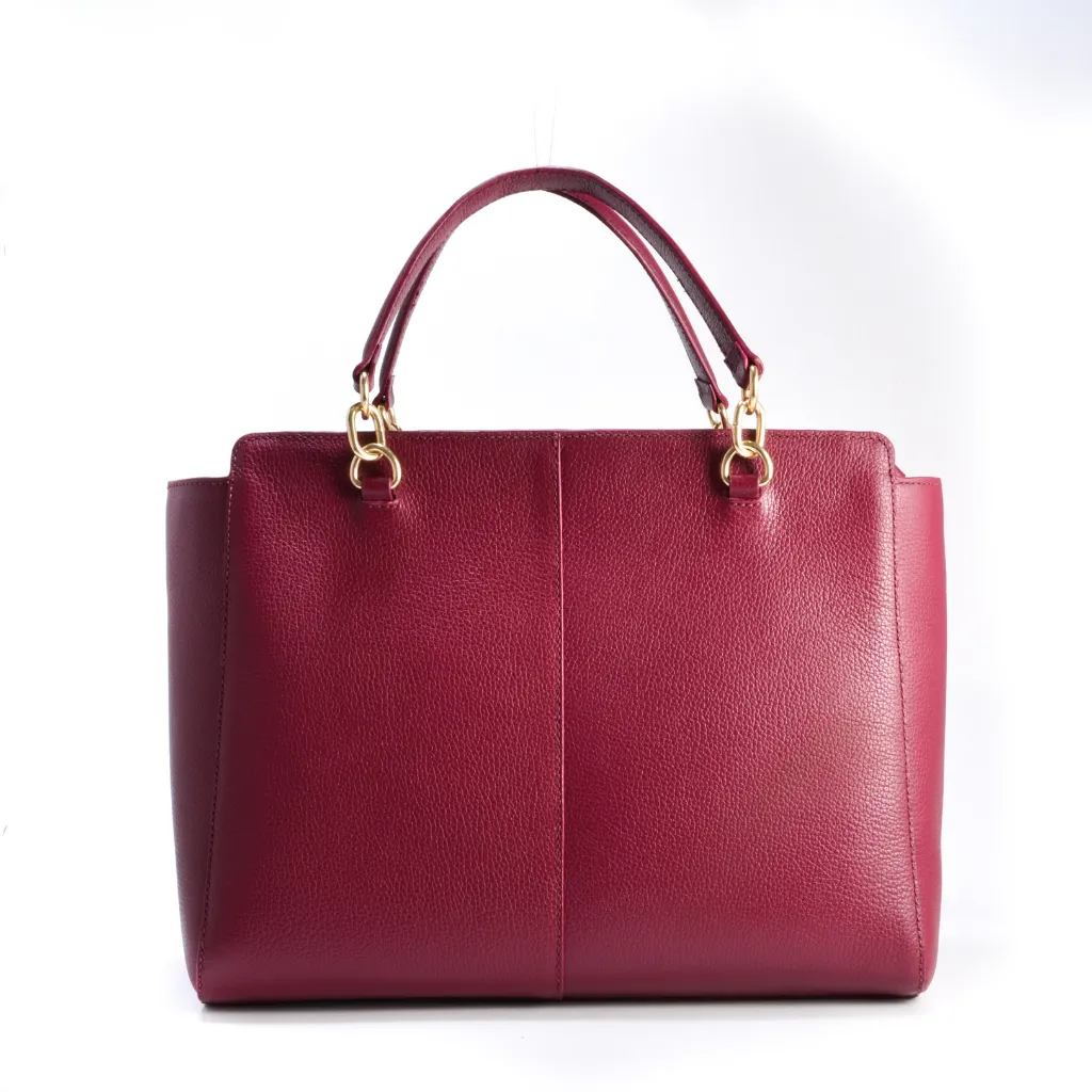 Burgundy Tote Bag
