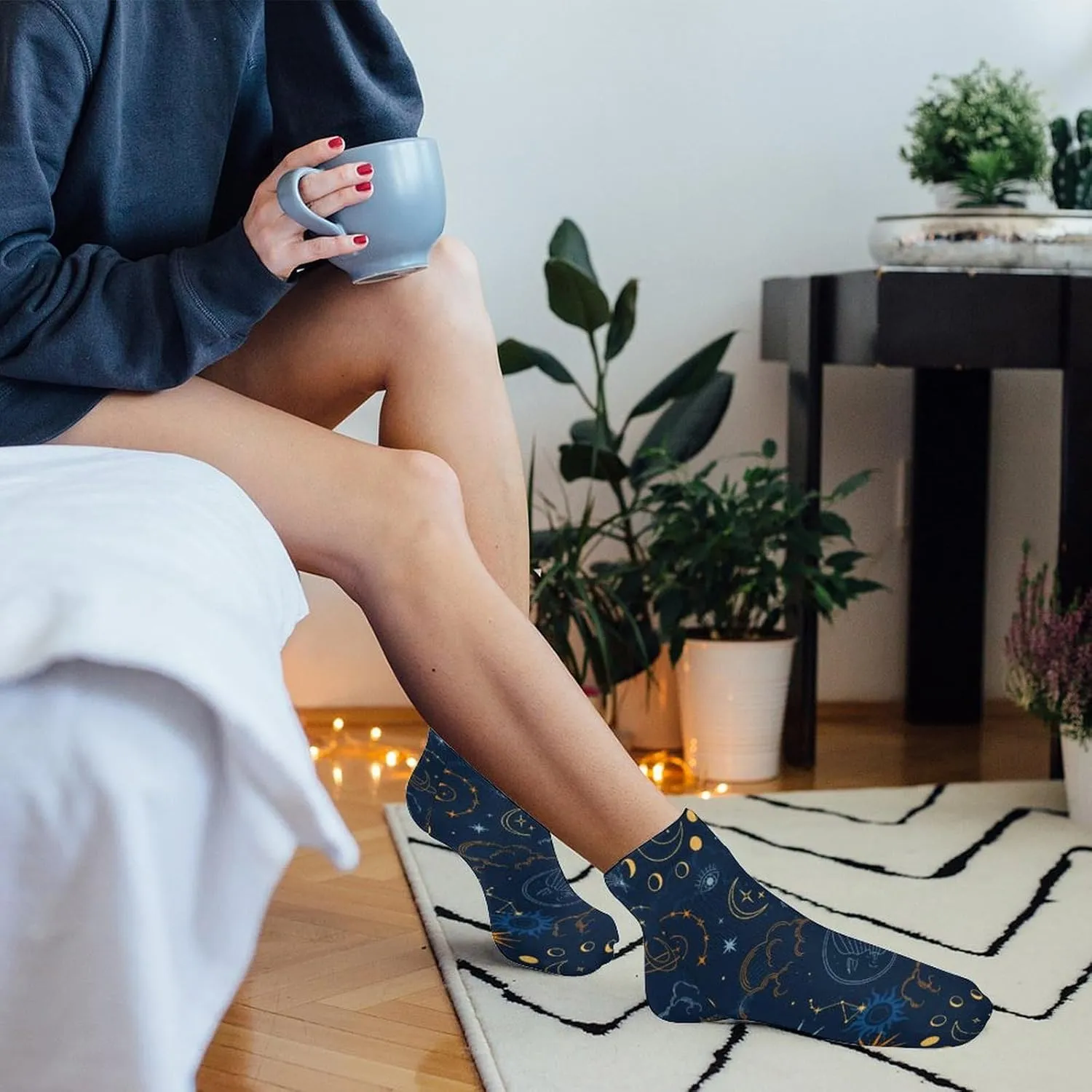 Casual Ankle Socks for Women Men, 5 Pair Funny No-Show Liner Socks Lightweight Breathable Crew Socks Novelty Gifts
