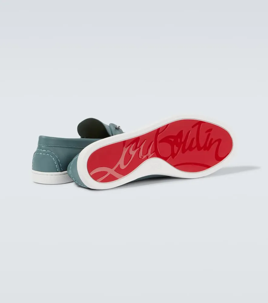 Christian Louboutin Chambeliboat leather boat shoes