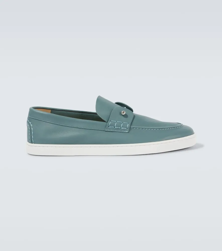 Christian Louboutin Chambeliboat leather boat shoes