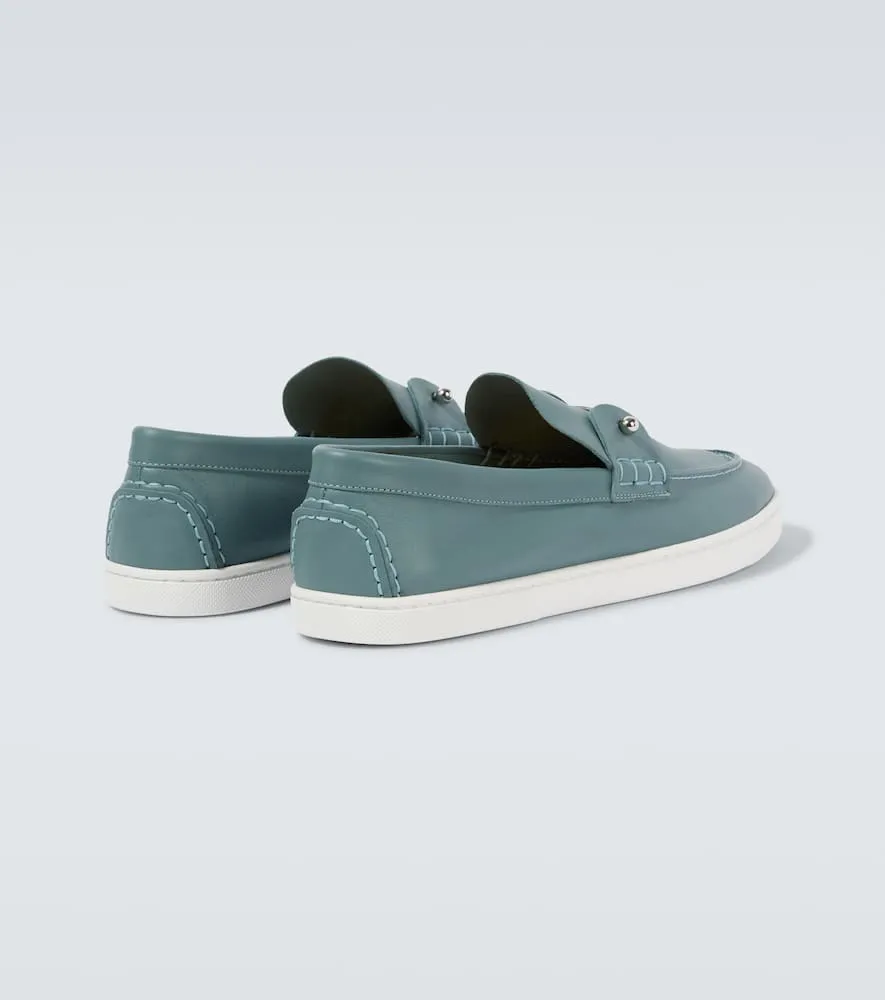 Christian Louboutin Chambeliboat leather boat shoes