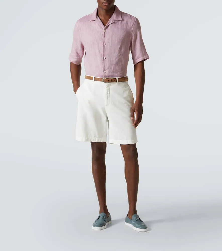 Christian Louboutin Chambeliboat leather boat shoes