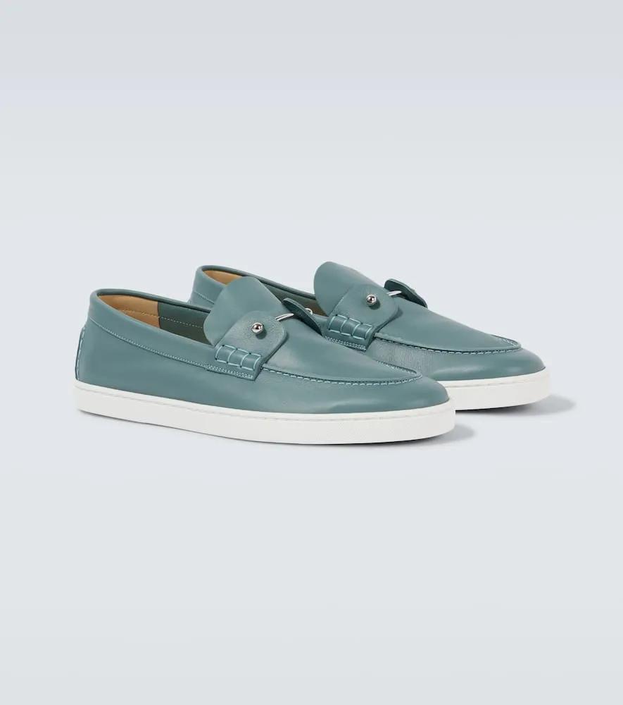 Christian Louboutin Chambeliboat leather boat shoes