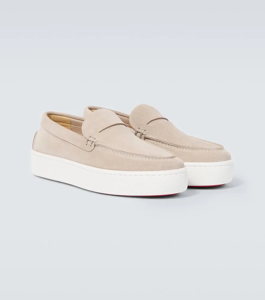 Christian Louboutin Paqueboat suede boat shoes