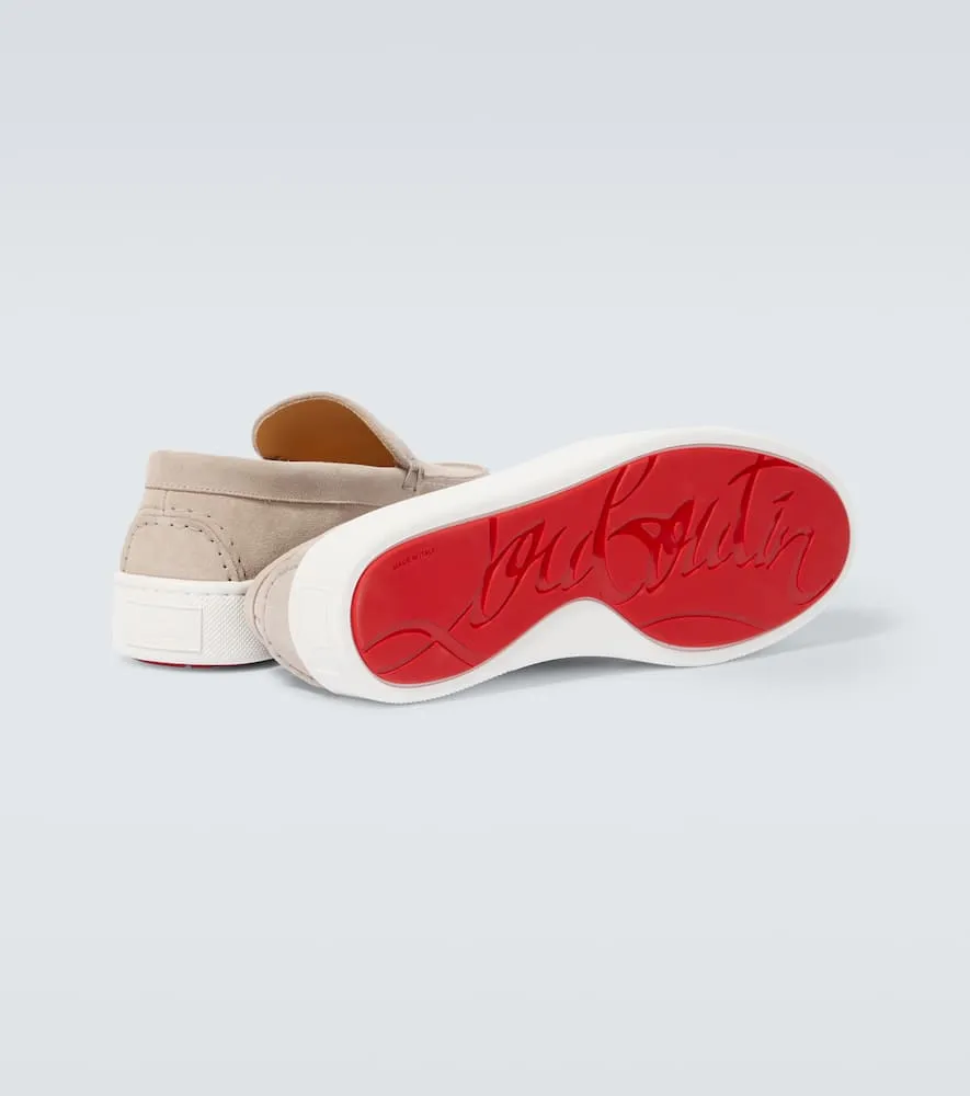Christian Louboutin Paqueboat suede boat shoes