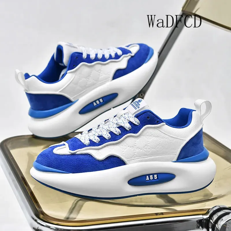 Chunky Sneakers Men Soft Sole Running Shoes
