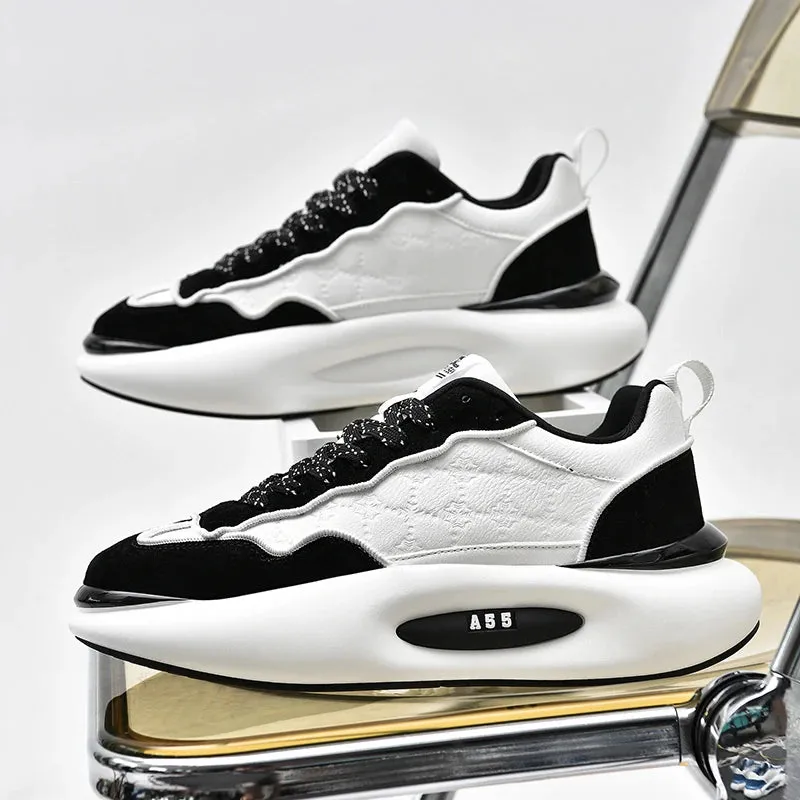 Chunky Sneakers Men Soft Sole Running Shoes