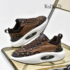 Chunky Sneakers Men Soft Sole Running Shoes