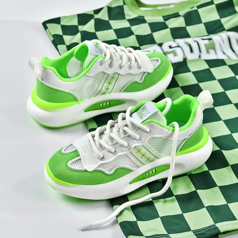 Chunky Sneakers Men Soft Sole Running Shoes