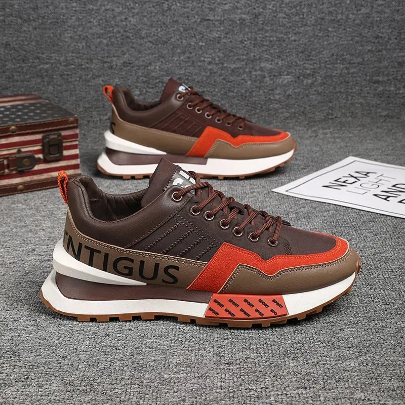 Chunky Sneakers Mens Designer Running Shoes Fashion Casual Leather Platform Sport Shoes