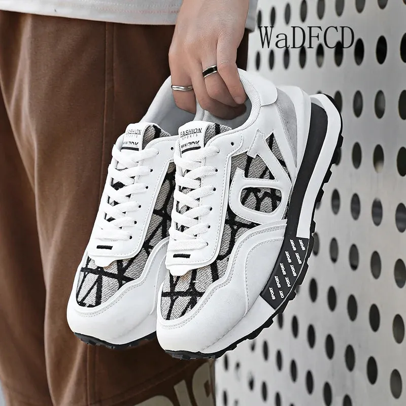 Chunky Sneakers Mens Designer Running Shoes Fashion Casual Leather Platform Sport Shoes