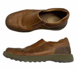 Doc Dr Martens 11443 Jonny Peanut Loafers Casual Slip On Brown Men's Shoes Sz 8