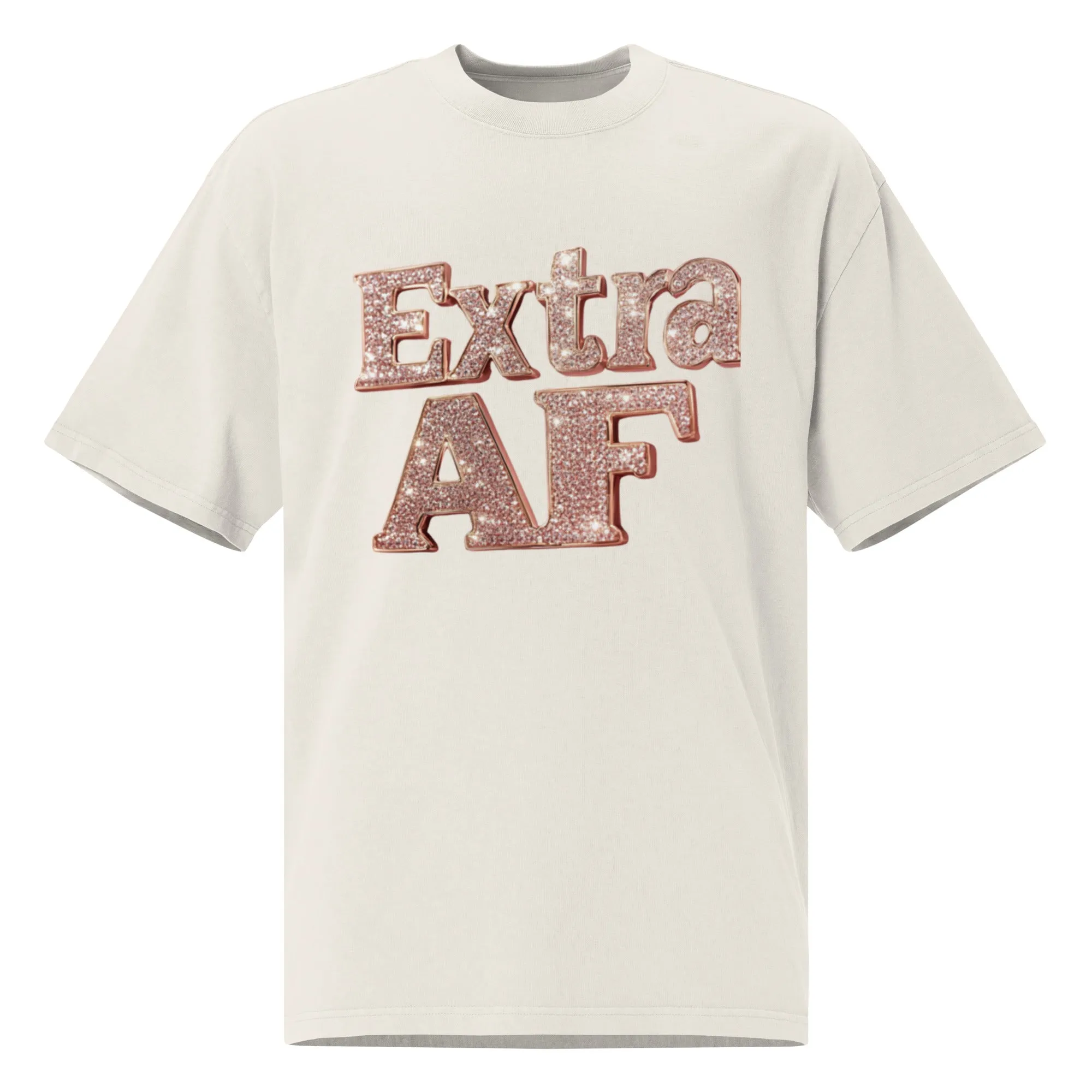 DUO MODERN "Extra AF" Oversized Faded T-shirt