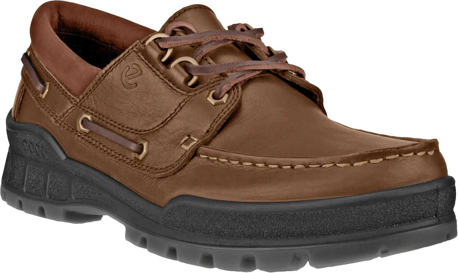 ECCO Men's Track 25 Moc Toe Boat Shoe Oxford