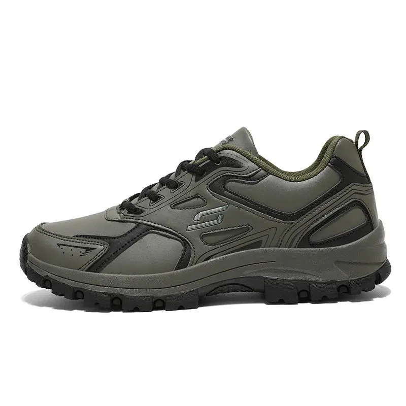 Fashion Outdoor Comfortable Wearable Shoes Low Top Lace-up Hiking Boots Sneakers Breathable Mesh Casual Shoes Plus Size 39-45