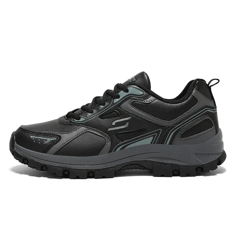 Fashion Outdoor Comfortable Wearable Shoes Low Top Lace-up Hiking Boots Sneakers Breathable Mesh Casual Shoes Plus Size 39-45