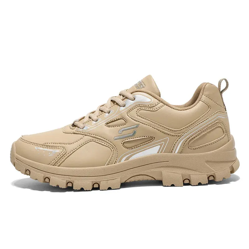 Fashion Outdoor Comfortable Wearable Shoes Low Top Lace-up Hiking Boots Sneakers Breathable Mesh Casual Shoes Plus Size 39-45