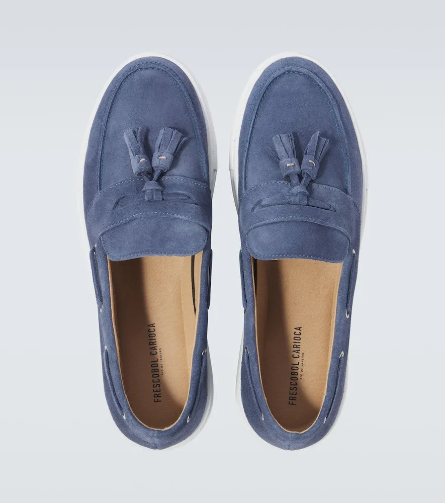 Frescobol Carioca Monta suede boat shoes