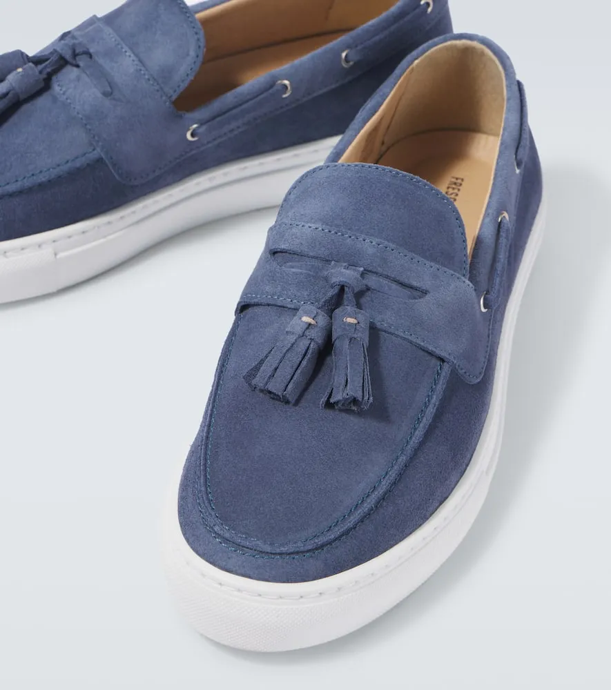 Frescobol Carioca Monta suede boat shoes