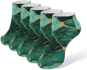 Funny Low Cut Sock for Women, 5 Pair Casual Soft Ankle Crew Socks Breathable Running No Show Socks
