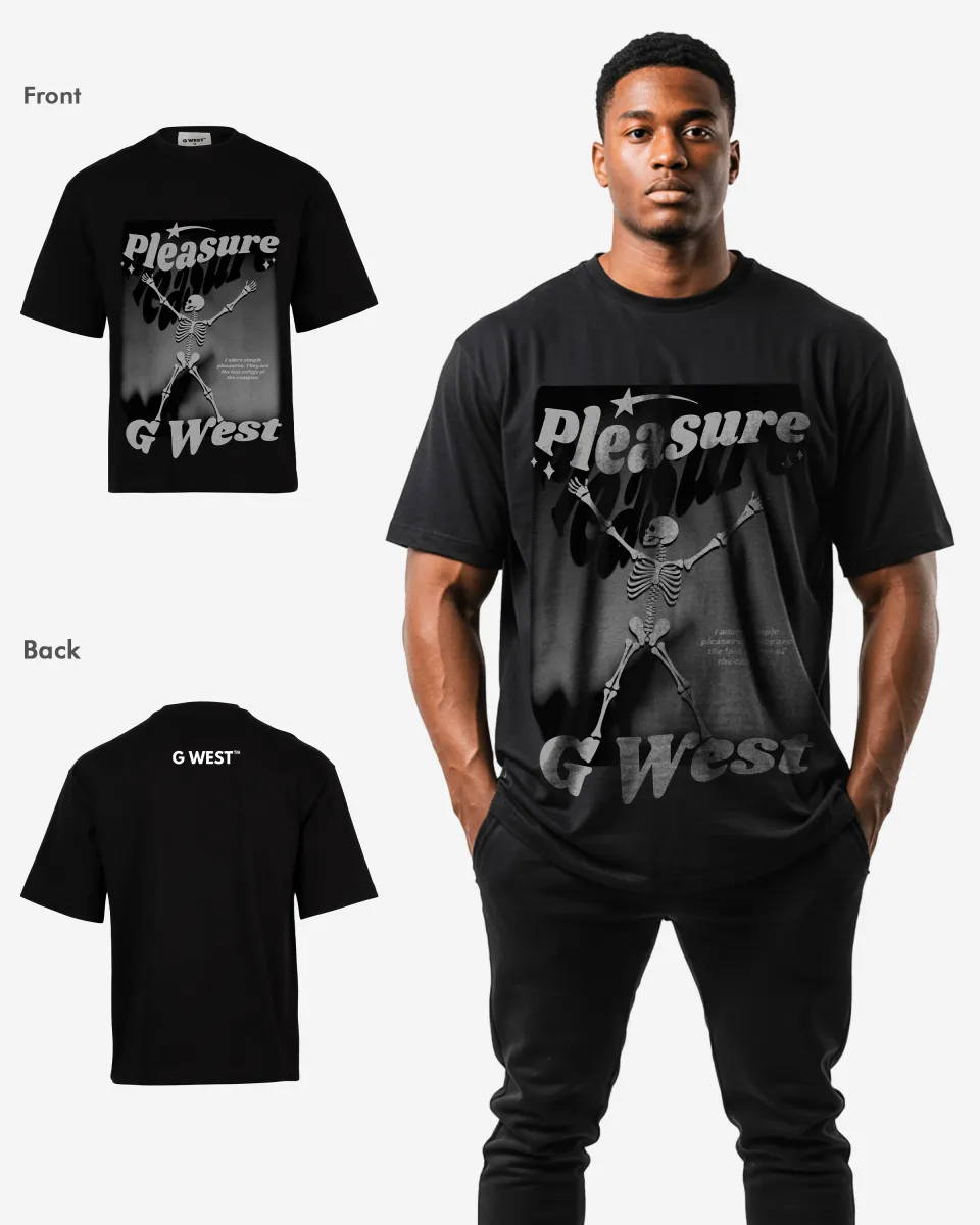 G-WEST PLEASURE OVERSIZED TEE GWROJMT208