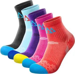 innotree Merino Wool Hiking Socks Thermal Warm Crew Winter Boot Work Cushion Socks For Wonen & Men 5 Pairs,Medium