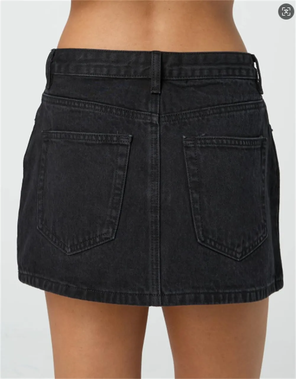 Jean Skirts for Women Sexy Mid Waist Sexy Mini Dress 2025 Trendy Y2k Clothes Denim Skirt