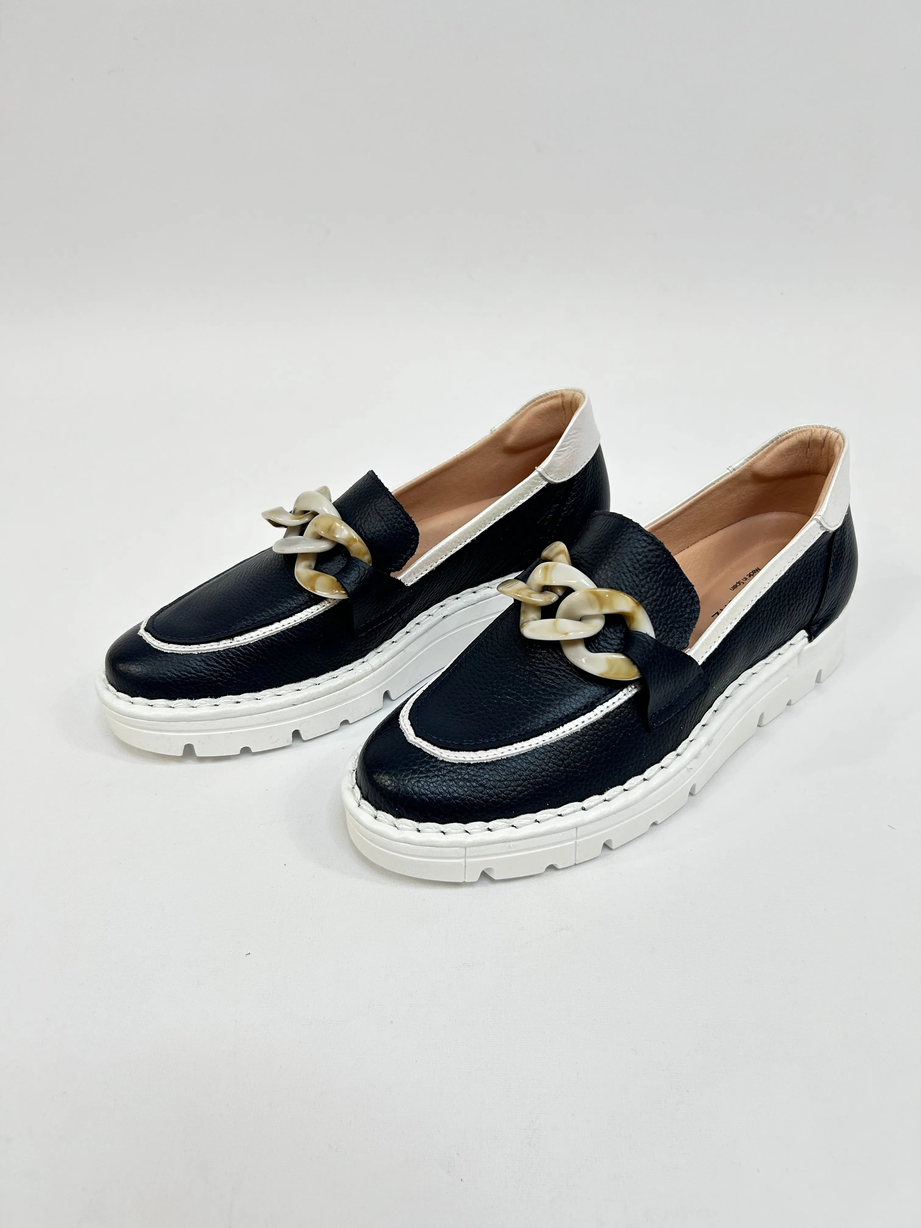 JOSE SAENZ Navy Loafer