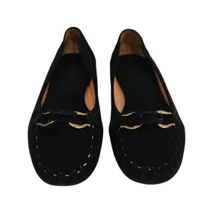 Kate Spade Black Loafers, Suede, Size 7