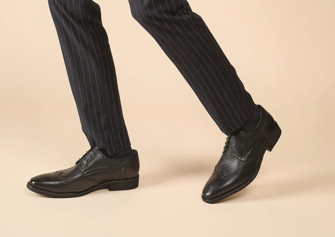 Men Dress Shoes Men's Oxfords Genuine Leather Wingtip Derby Shoes Formal Business Casual Dress Tuxedo Shoes