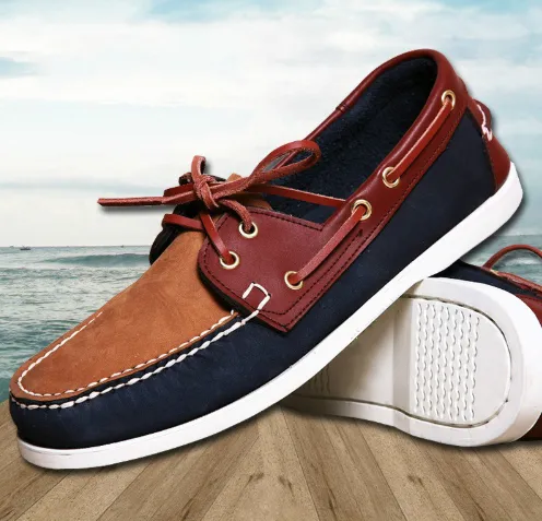 Men's Boat Shoes Leather