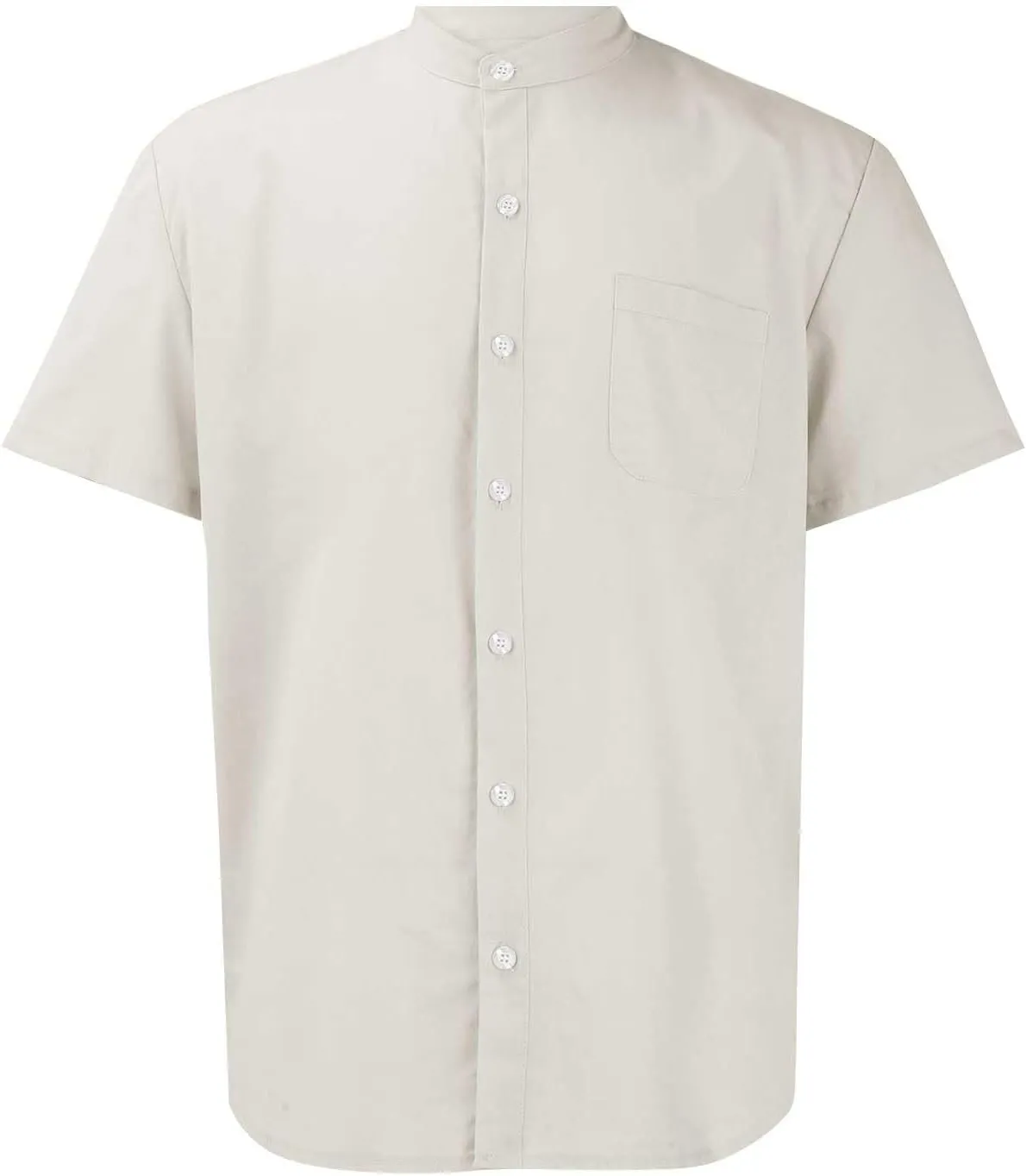 Men's Button Down Shirts Summer Casual Big and Tall Short Sleeve Beach Shirt Quick Dry Pocket Dress Chambray Blouse