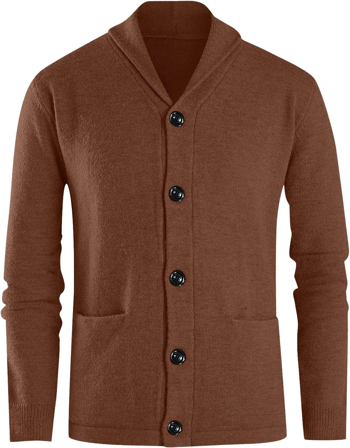 Mens Cardigan Sweaters with Buttons Oversized Long Sleeve Pullover Sweater Fashion Big and Tall Cable Knit Dress Sweater
