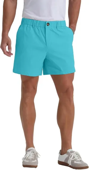 Mens Casual Shorts Summer Casual Lightweight Slim Fit Elastic Waist Athletic Shorts with Pockets
