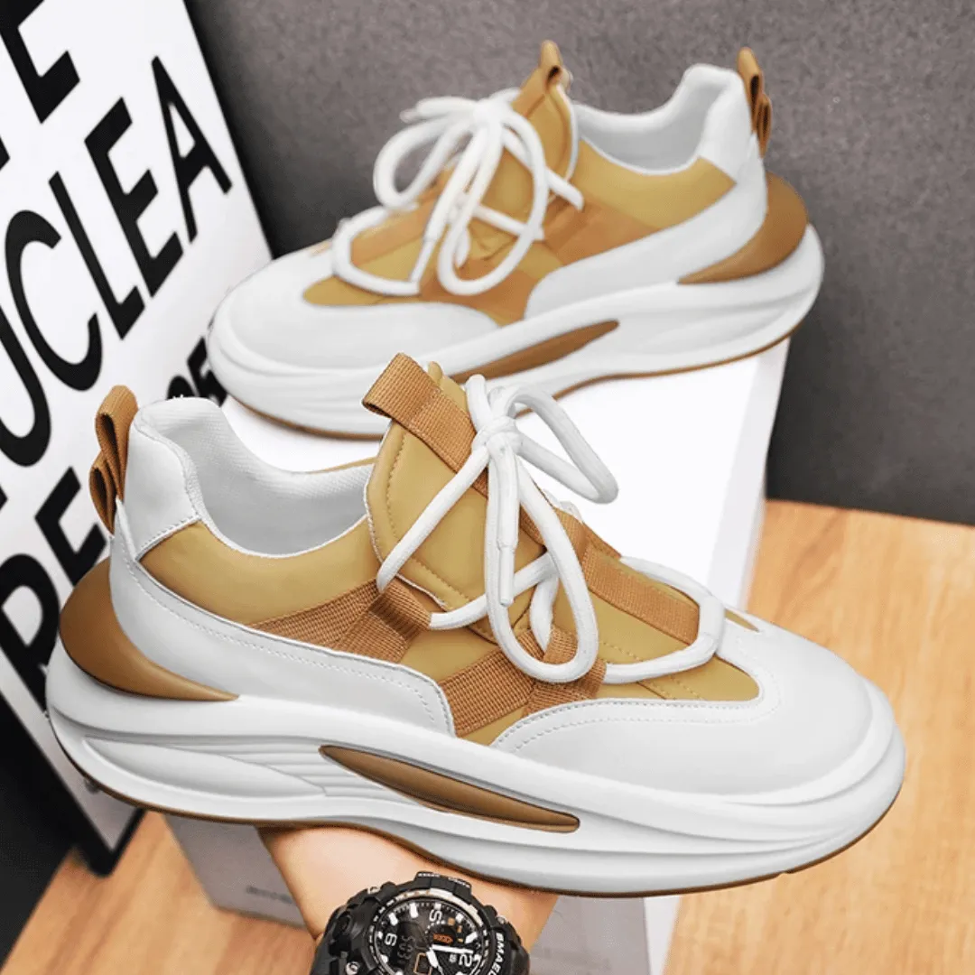 Men's Chunky Sneakers: Cushioned, Sporty Lace-Up Design