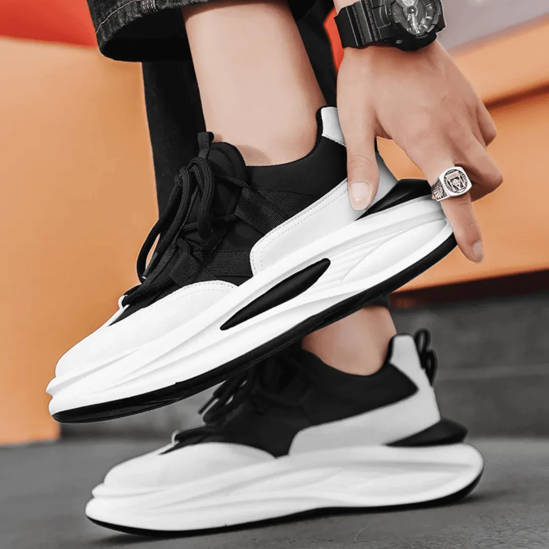 Men's Chunky Sneakers: Cushioned, Sporty Lace-Up Design