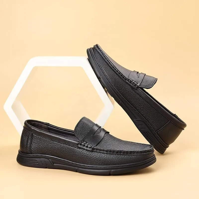 Men's Dressy Suit Tuxedo Metal Shoelaces Weeding Prom Derby Shoes Comfortable Round Toe Loafers